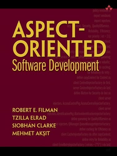 Aspect-Oriented Software Development Computer Science