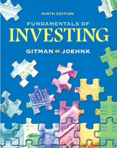 Fundamentals of Investing: International Edition Business, Finance & Career