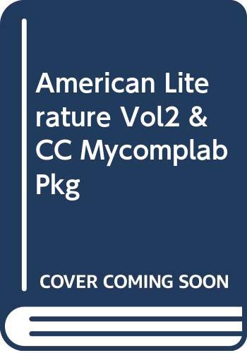 American Literature Vol2 & CC Mycomplab Pkg Books