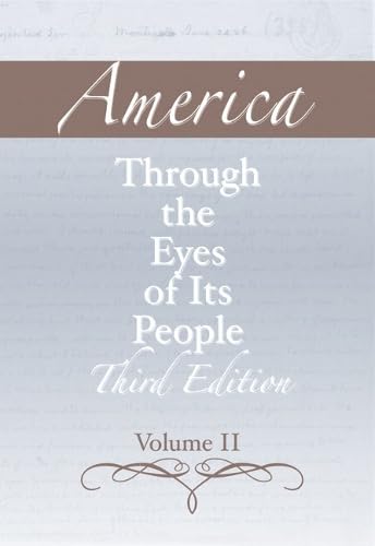 America through the Eyes of Its People, Volume 2 Social Sciences