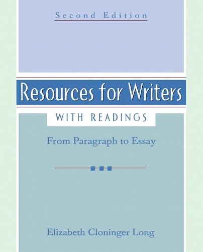 Resources for Writers With Readings: From Paragraph to Essay Media & Communication
