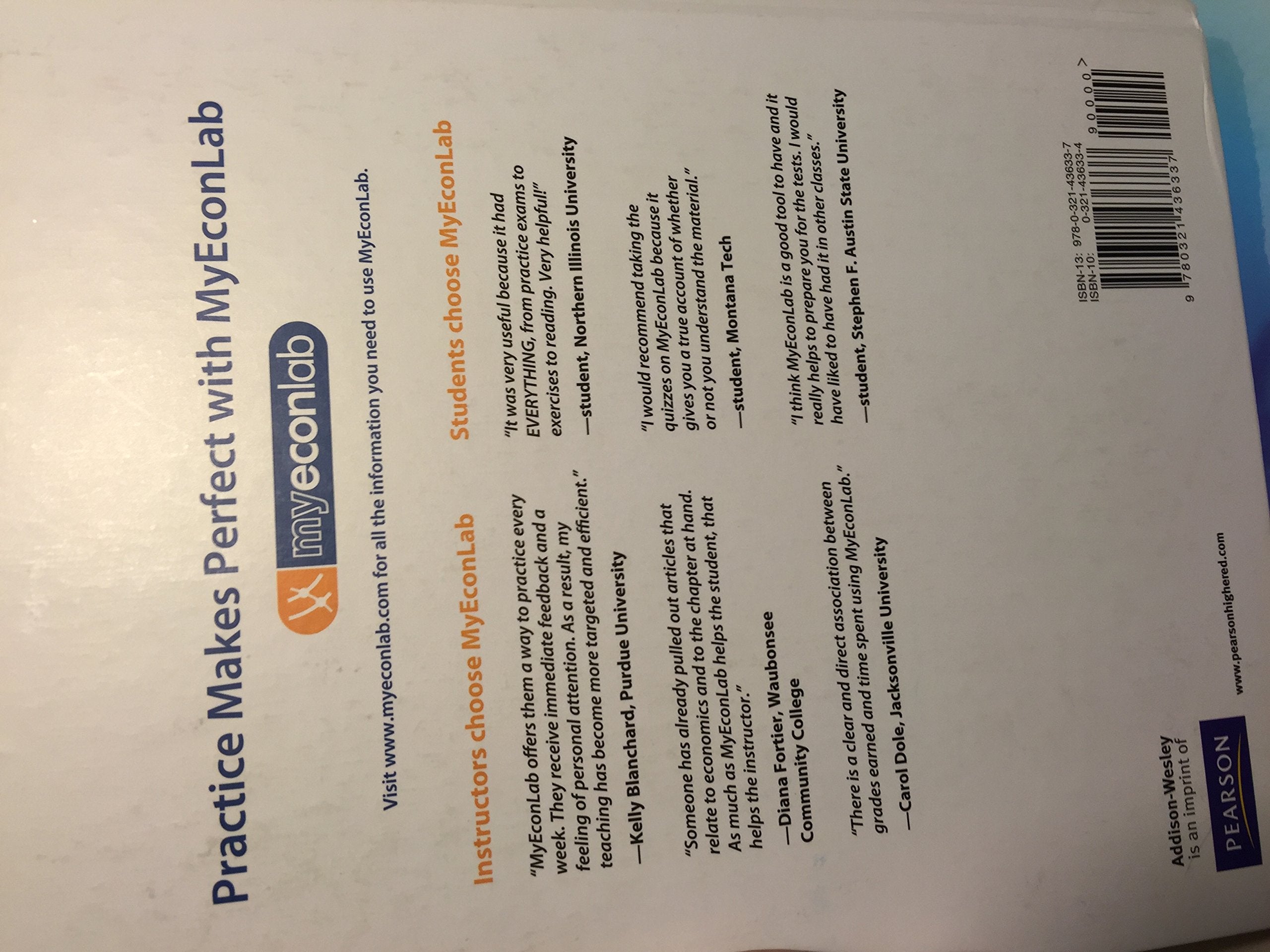 Macroeconomics: Policy and Practice (Pearson Series in Economics) Business, Finance & Career