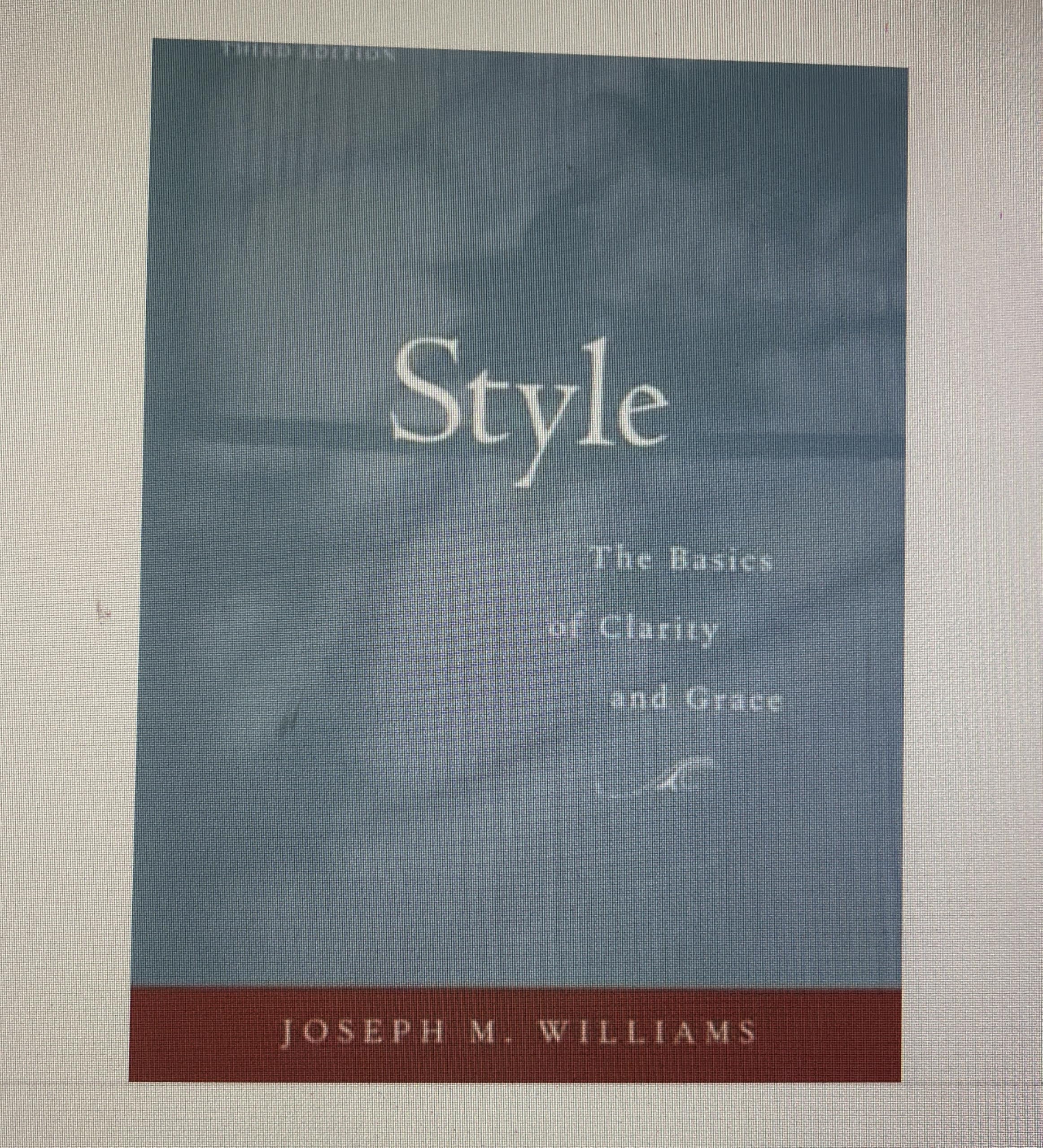 Style: Lessons in Clarity and Grace Media & Communication