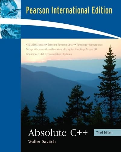 Absolute C++ Computer Science