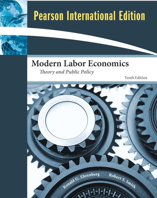 Modern Labor Economics: Theory and Public Policy Law