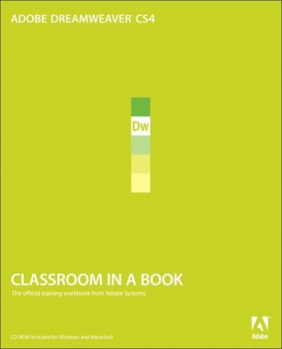 Product Image: Adobe Dreamweaver CS4, w. CD-ROM (Classroom in a Book)
