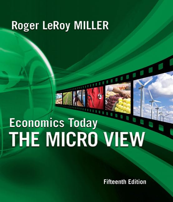 Economics Today: The Micro View : Books a la Carte Plus! (Addison-wesley Series in Economics) Business, Finance & Career