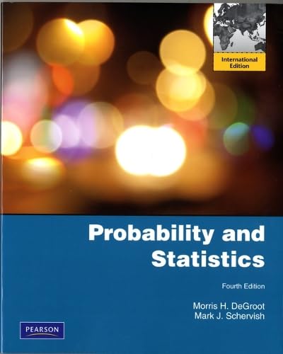 Product Image: Probability and Statistics: International Edition