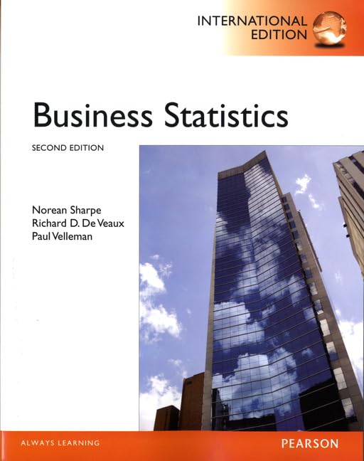 Business Statistics: International Edition Business, Finance & Career