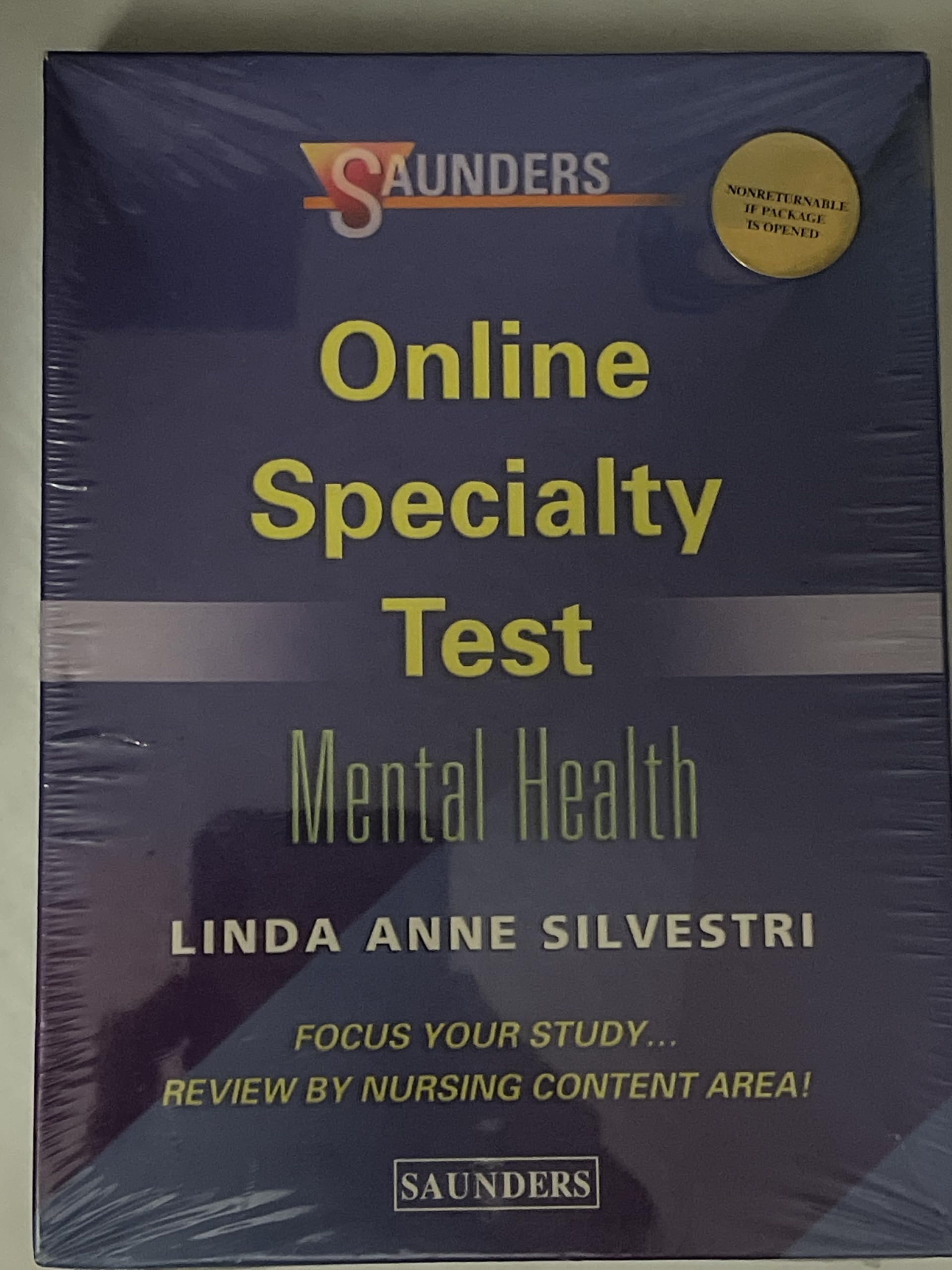 Online Specialty Test-Mental Health Medicine