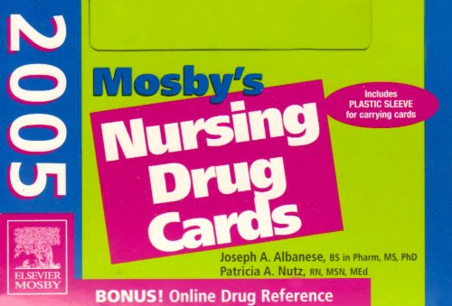 Mosby's Nursing Drug Cards 2005 (Mosby's 2005 Nursing Drug Cards) Medicine