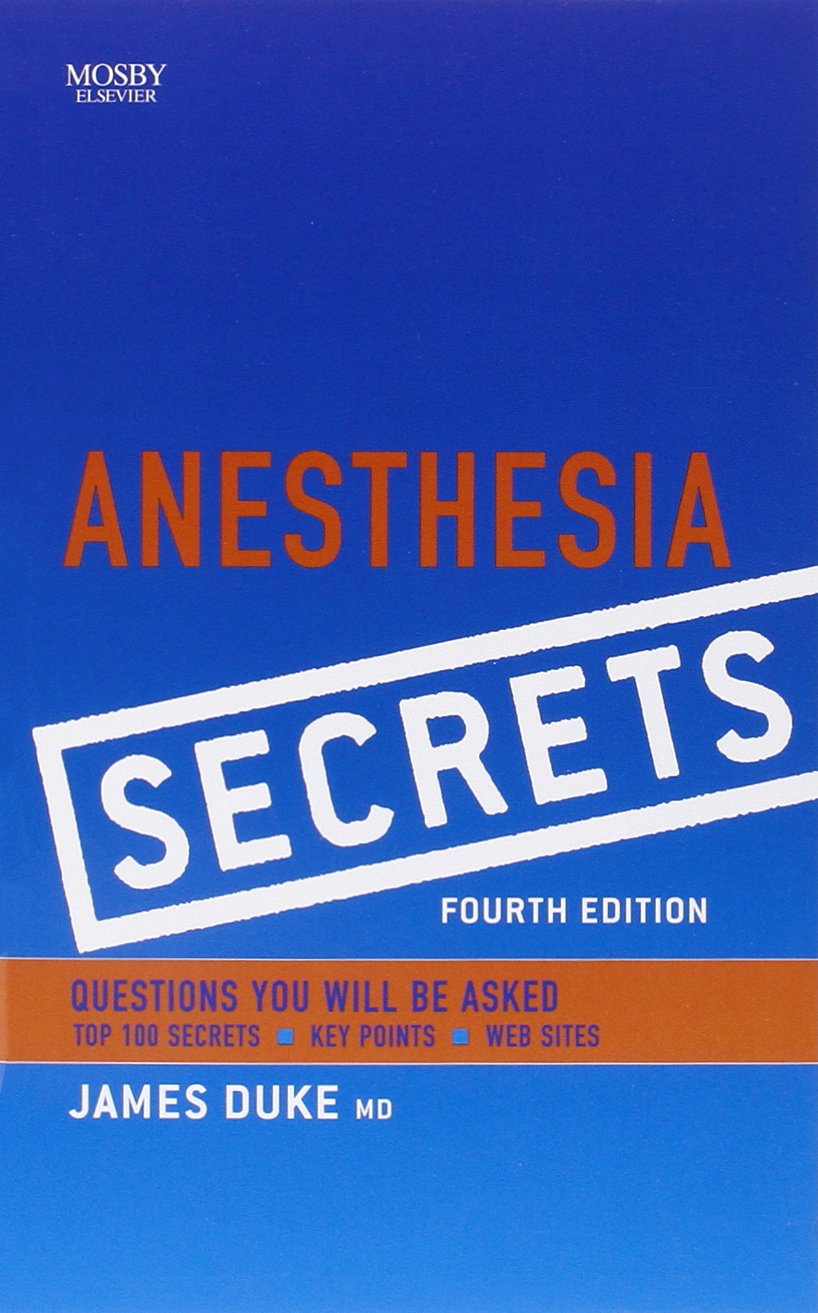 Anesthesia Secrets Medicine
