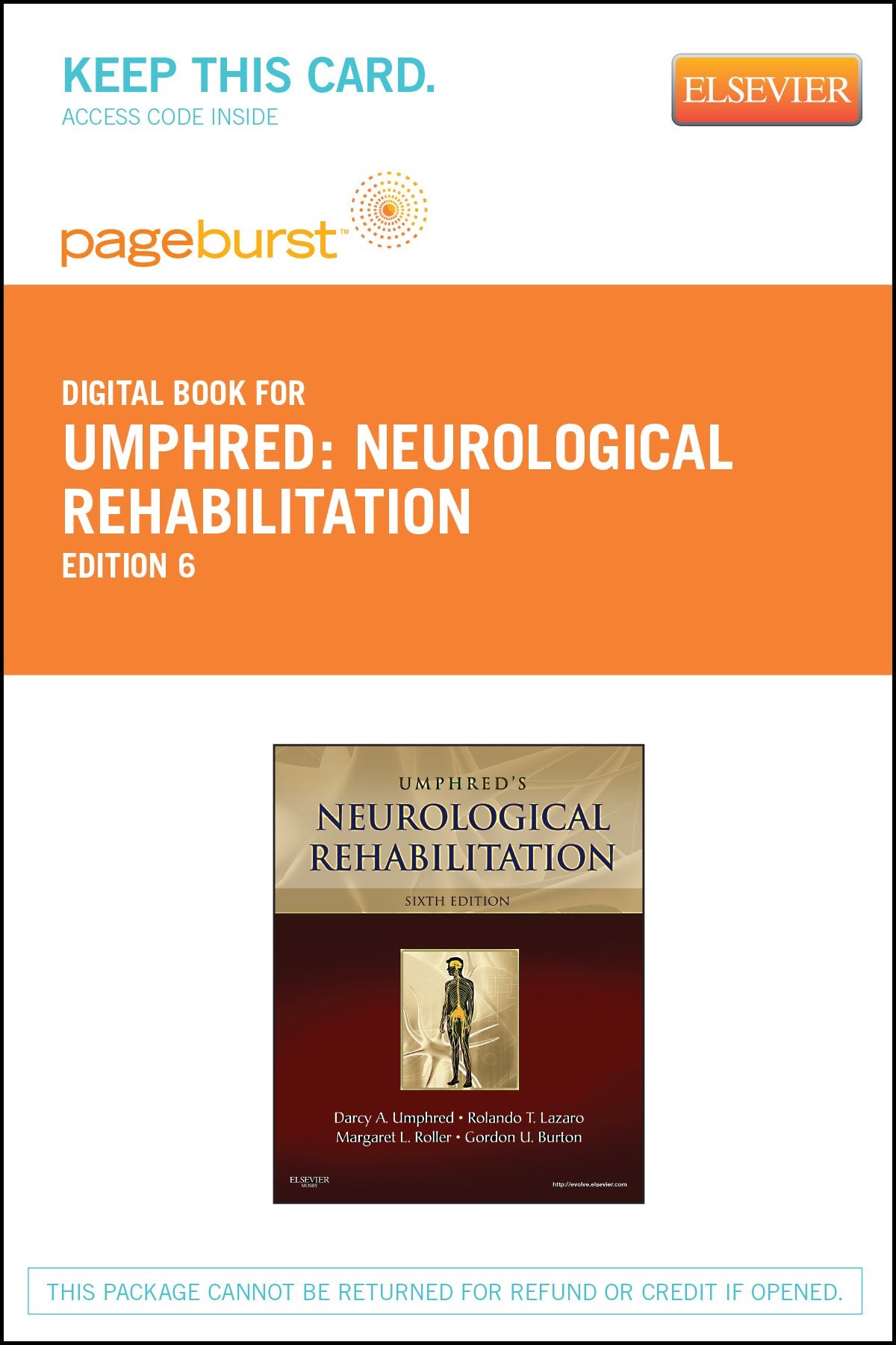 Neurological Rehabilitation - Elsevier eBook on Vitalsource (Retail Access Card) Medicine