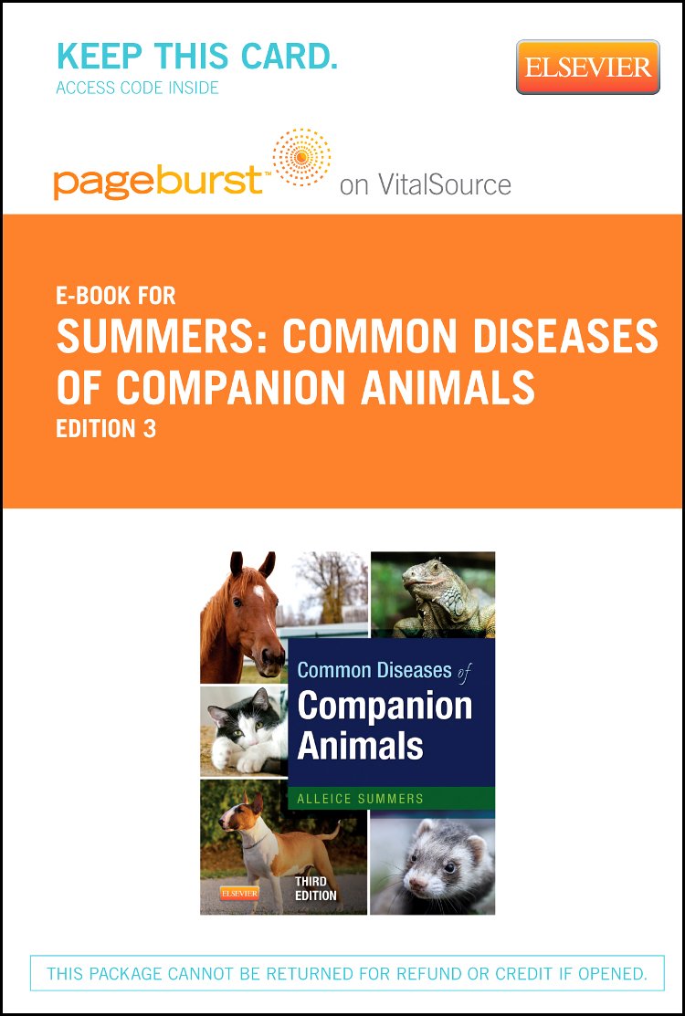 Common Diseases of Companion Animals - Elsevier eBook on Vitalsource (Retail Access Card) Medicine