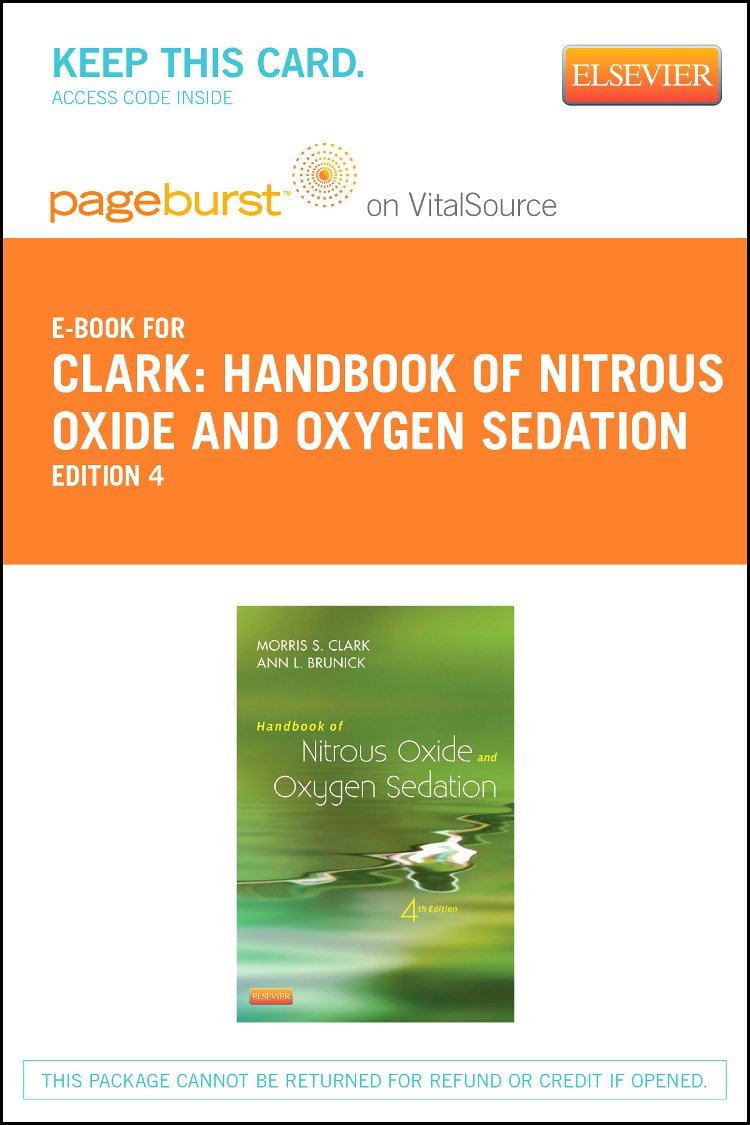 Handbook of Nitrous Oxide and Oxygen Sedation Pageburst E-book on Vitalsource Medicine