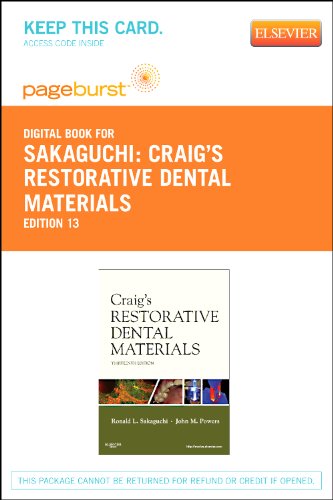 Craig's Restorative Dental Materials - Pageburst E-Book on Vitalsource (Retail Access Card) Medicine