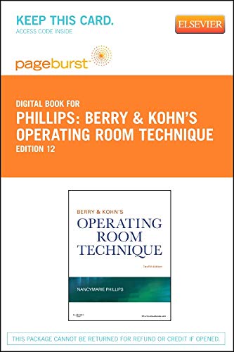 Product Image: Berry & Kohn's Operating Room Technique: Pageburst E-Book on VitalSource
