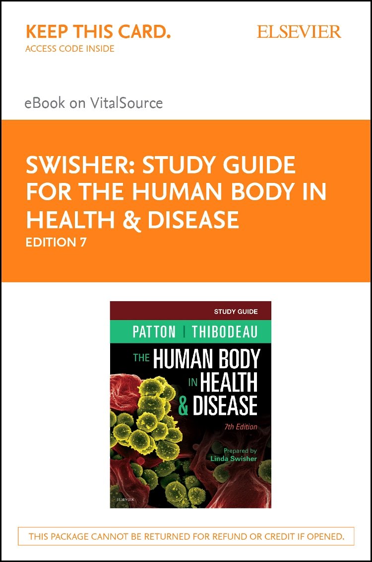 Study Guide for the Human Body in Health & Disease - Elsevier Ebook on Vitalsource Retail Access Card Medicine