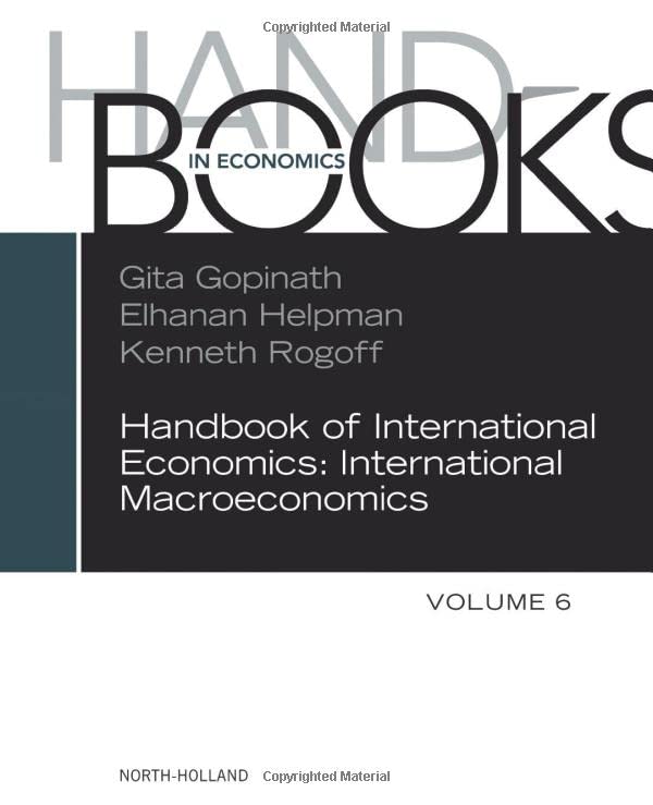 Handbook of International Economics (Volume 6): International Macroeconomics Social Sciences