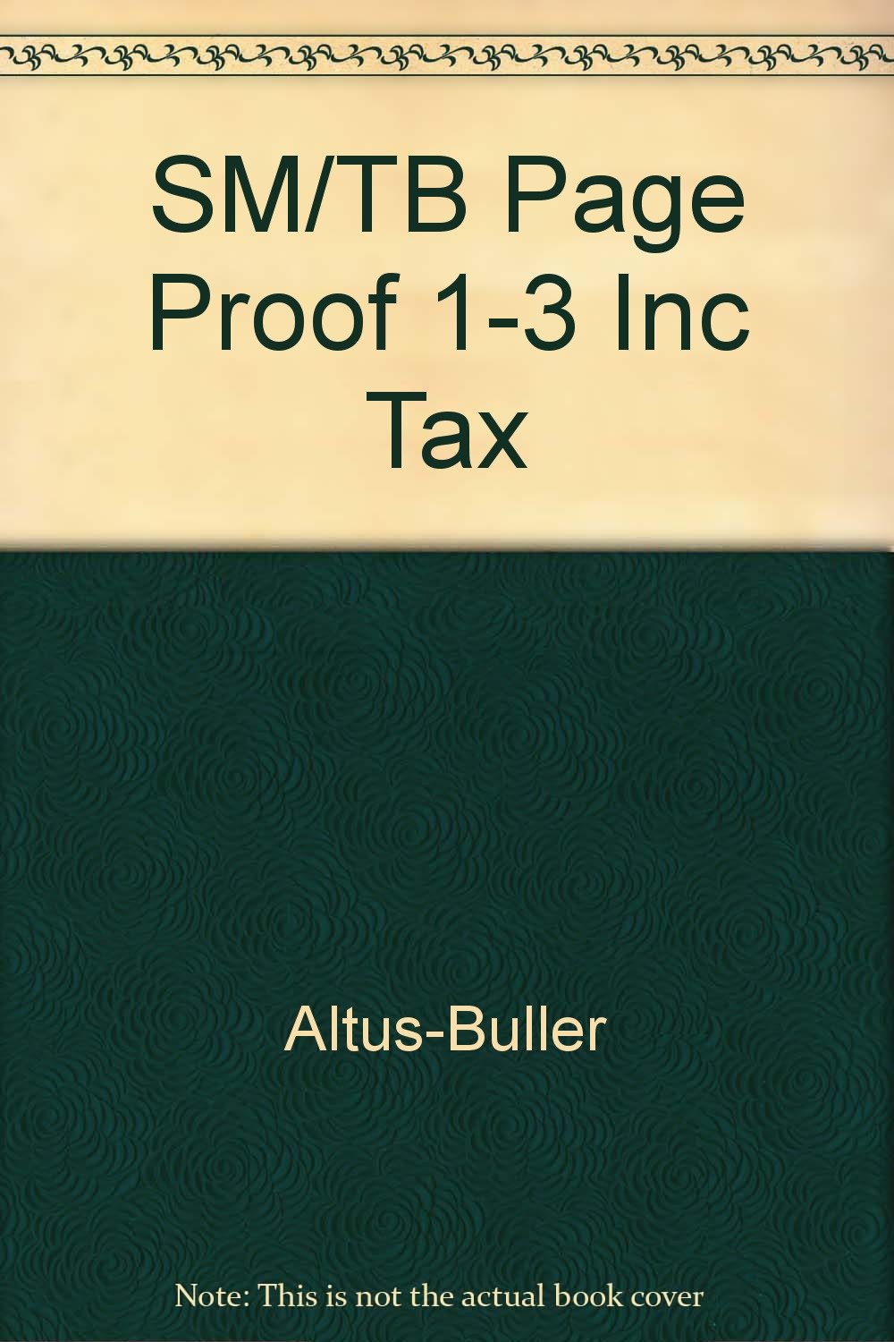 SM/TB Page Proof 1-3 Inc Tax Books
