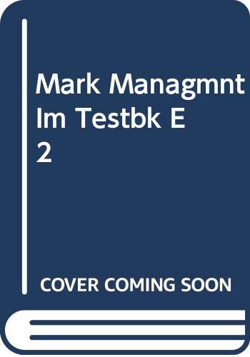 Product Image: Mark Managmnt Im Testbk E2