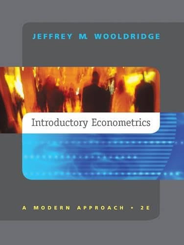 Product Image: Introductory Econometrics: A Modern Approach