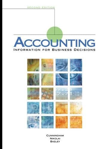 Accounting: Information for Business Decisions: Information for Decisions Business, Finance & Career