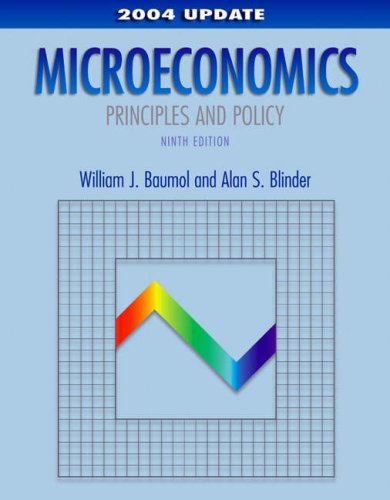 Product Image: Microeconomics: Principles And Policy, 2004 Update