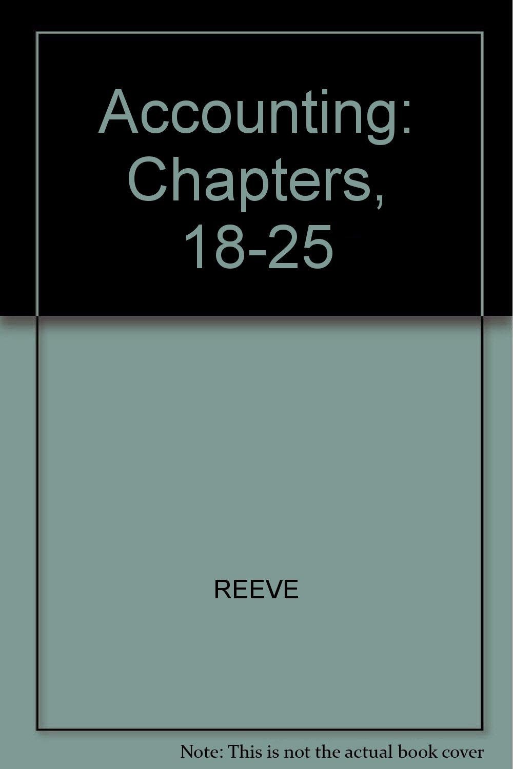 Product Image: Accounting: Chapters 18-25