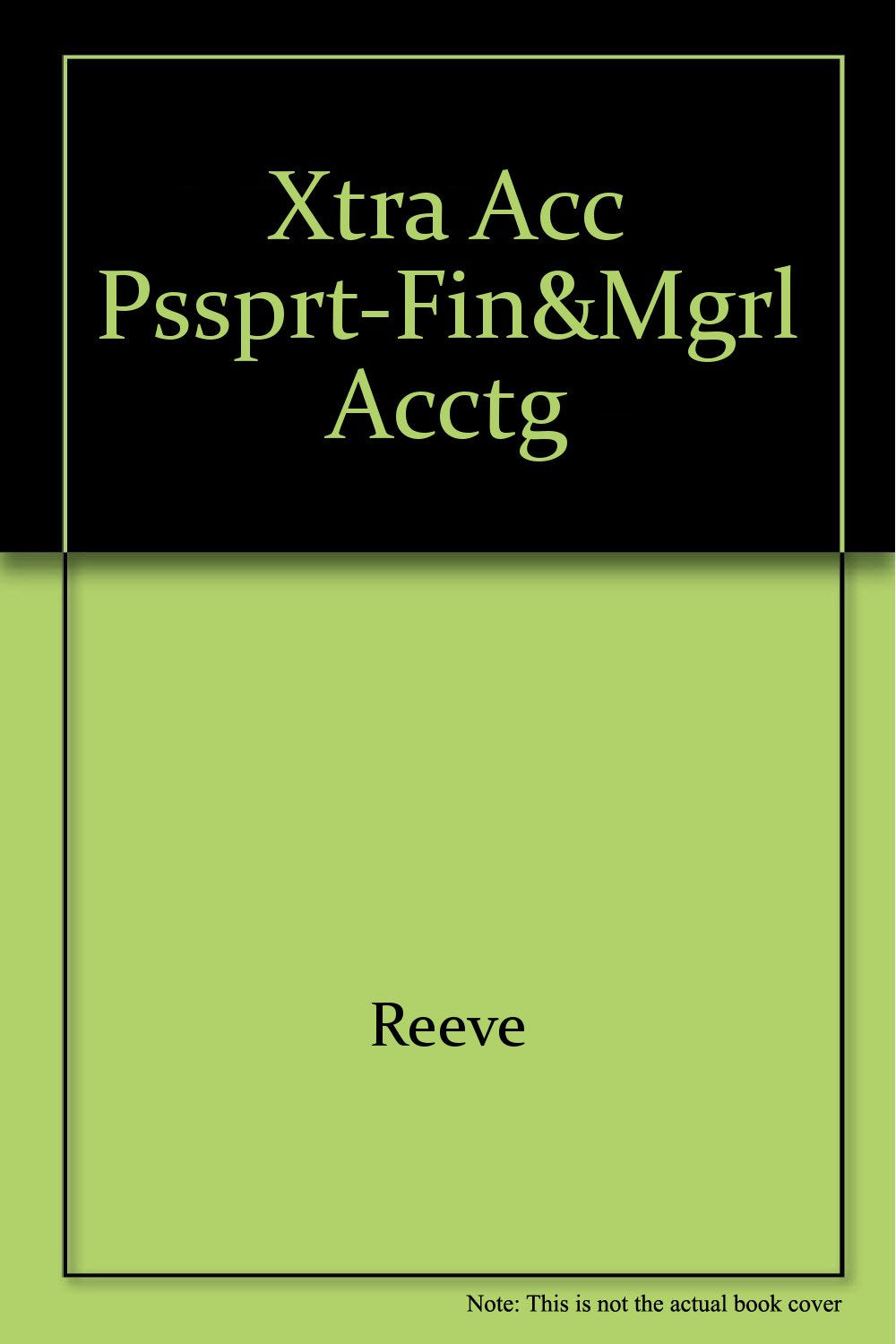 Xtra Acc Pssprt-Fin&Mgrl Acctg Books