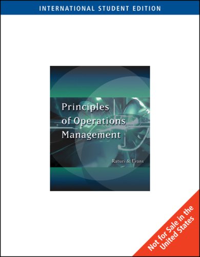 With Infotrac (Principles of Operation Management) Business, Finance & Career