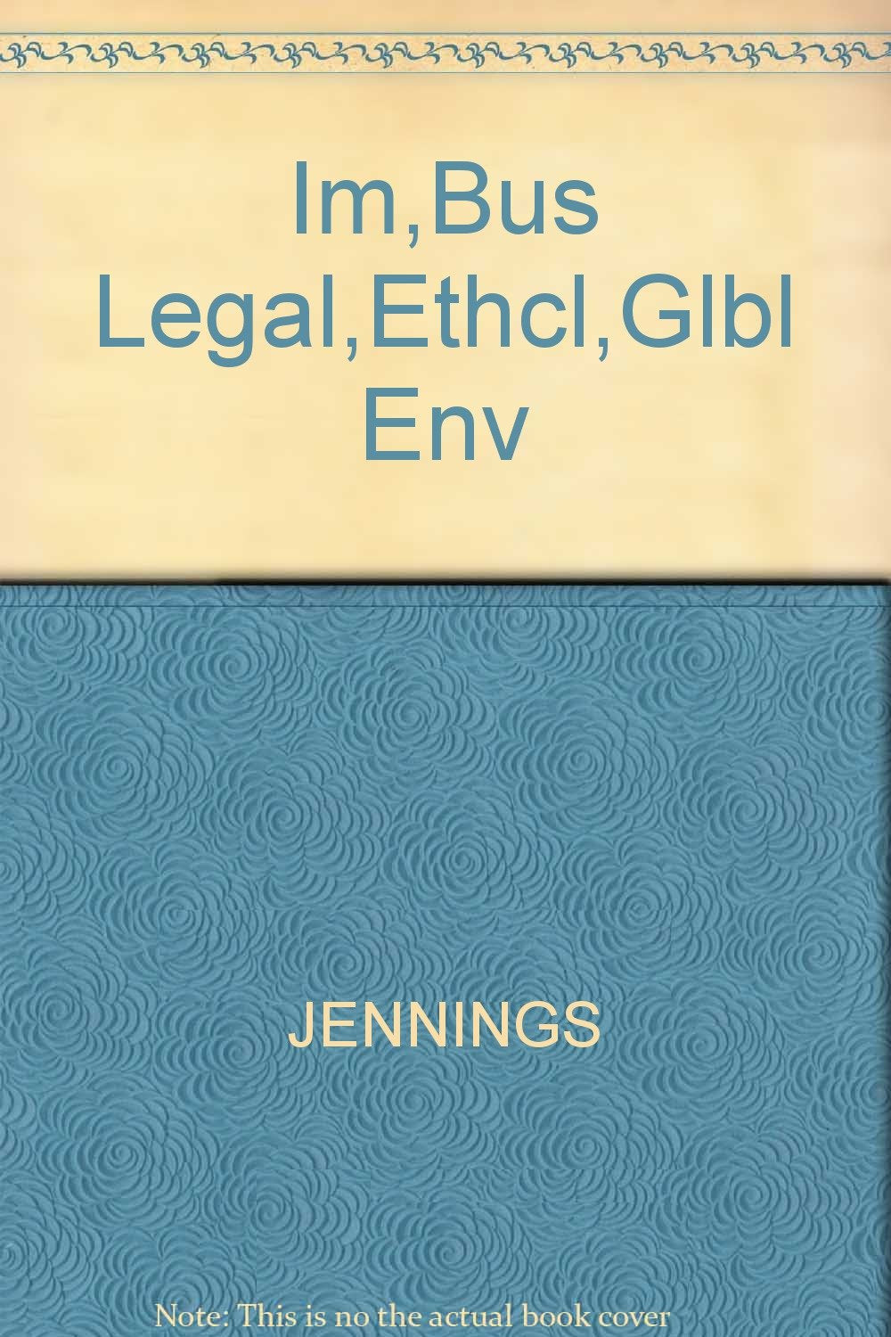 Im,Bus Legal,Ethcl,Glbl Env Books