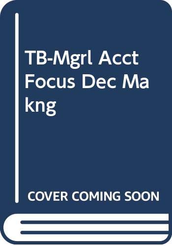 Product Image: TB-Mgrl Acct Focus Dec Makng