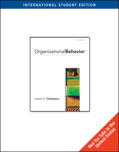 Product Image: Organizational Behavior: Integrating Individuals, Groups, and Organizations