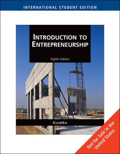 Introduction to Entrepreneurship book