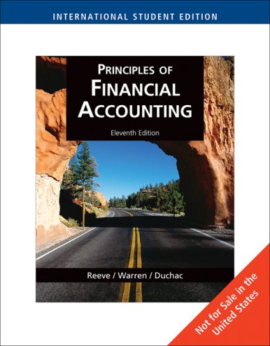 Principles of Financial Accounting: Eleventh edition Books