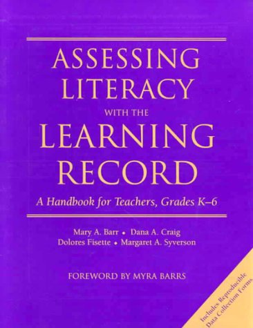 Product Image: Assessing Literacy with the Learning Record