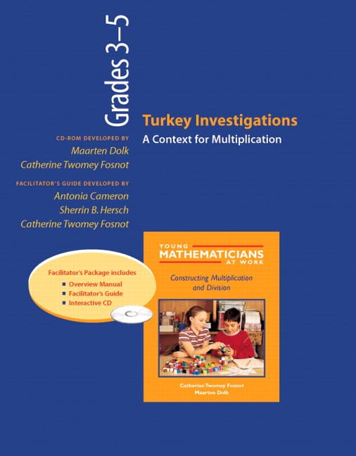 Turkey Investigations: A Context For Multiplication, Grades 3-5: Grades 3-5, A Context for Multiplication Education & Training