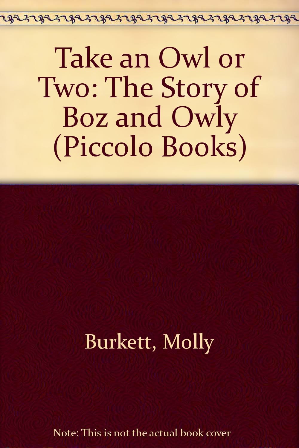 Take an Owl or Two: The Story of Boz and Owly book