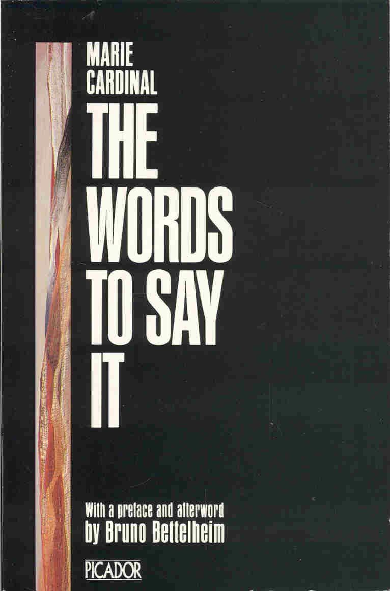Words to Say it (Picador Books) Contemporary literature
