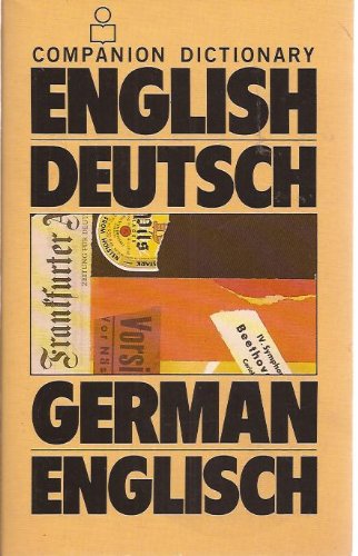 English-Deutsch, German-Englisch Dictionary (Companion Dictionaries S.) Books