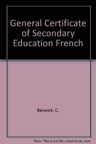 General Certificate of Secondary Education French book