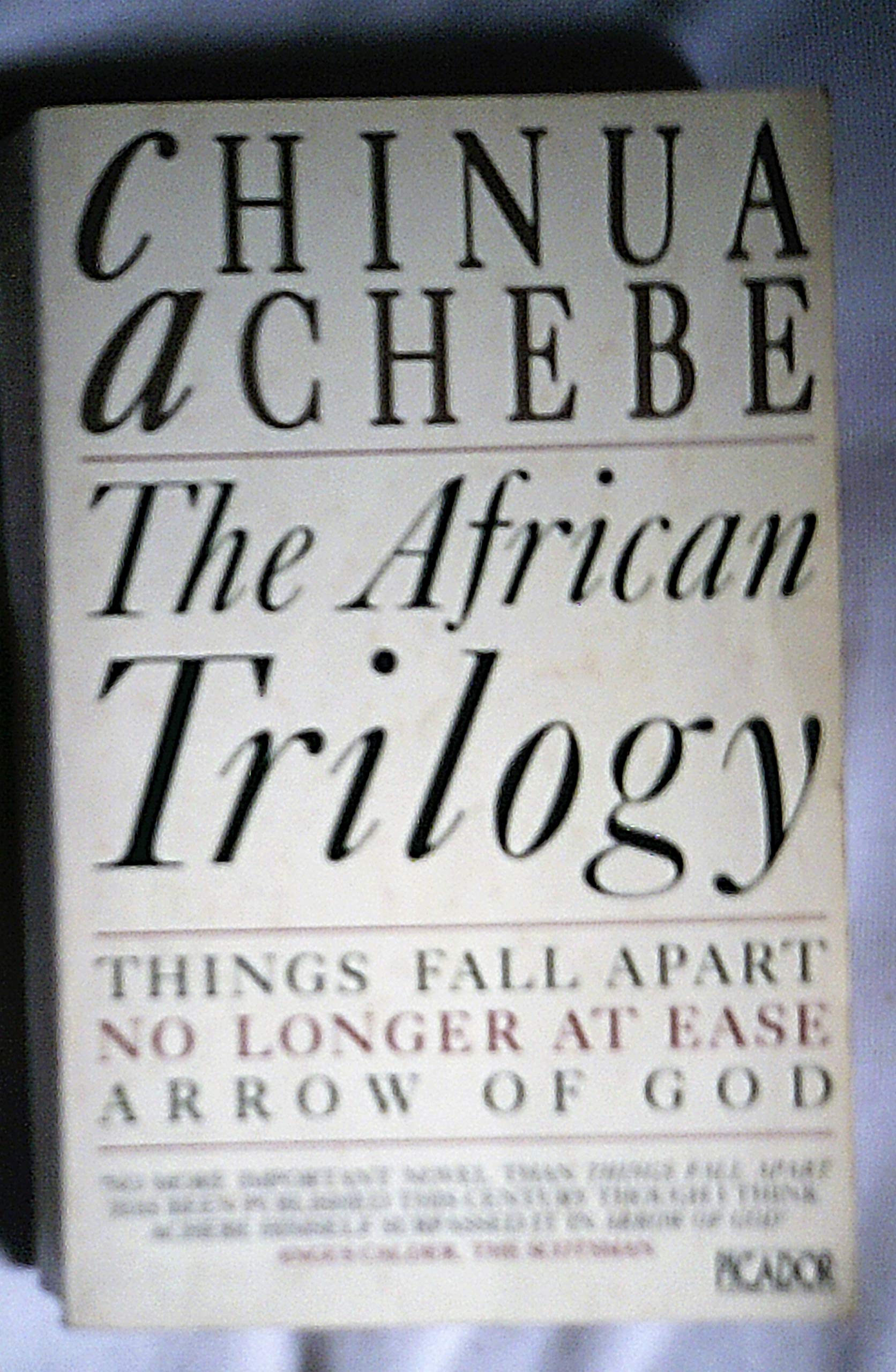 The African Trilogy (Picador Books) Contemporary literature