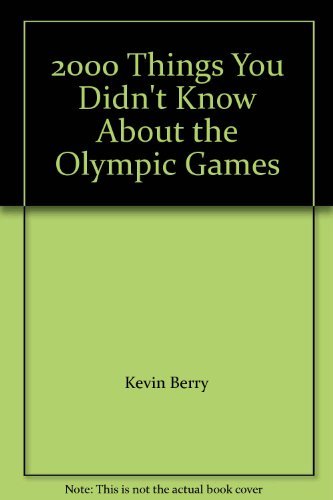 2000 Things You Didn't Know About the Olympic Games Books