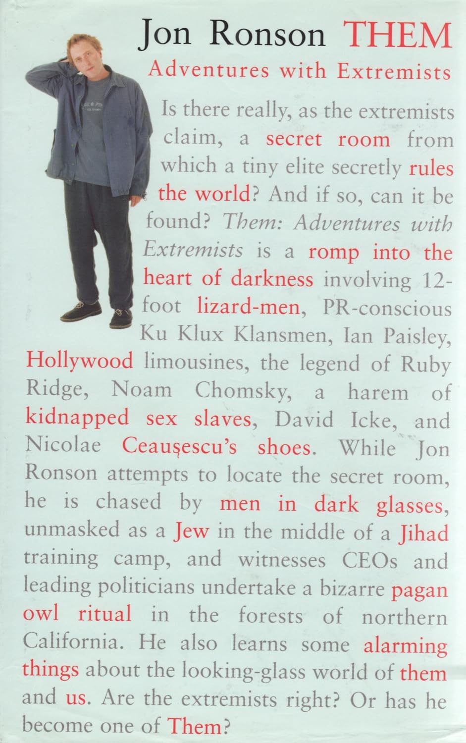 Them: Adventures with Extremists: Secret Rulers of the World Social Sciences