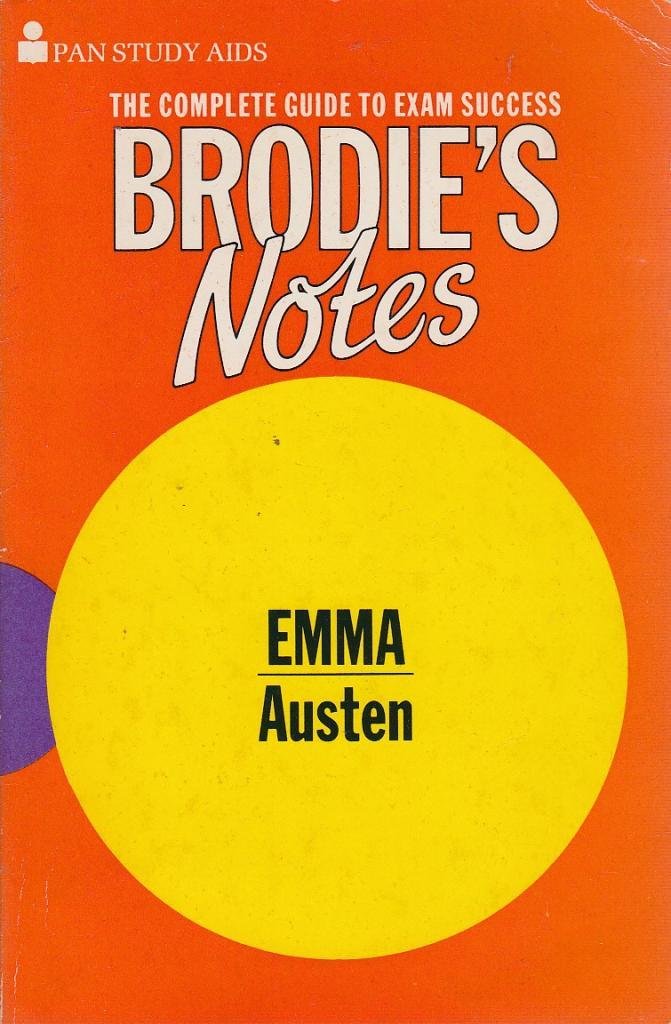 Product Image: Brodie's Notes on Jane Austen's "Emma" (Pan study aids)