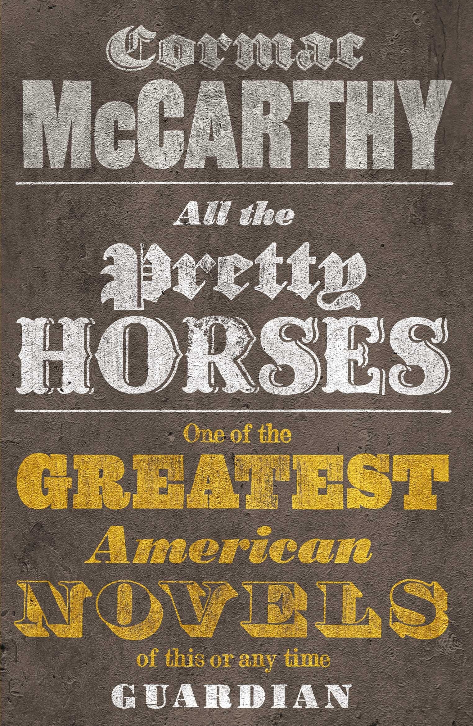 All the Pretty Horses Contemporary literature Books