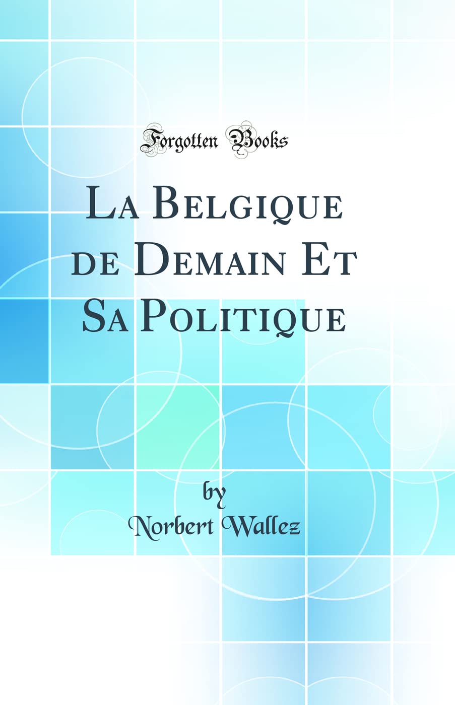 La Belgique de Demain Et Sa Politique (Classic Reprint) book