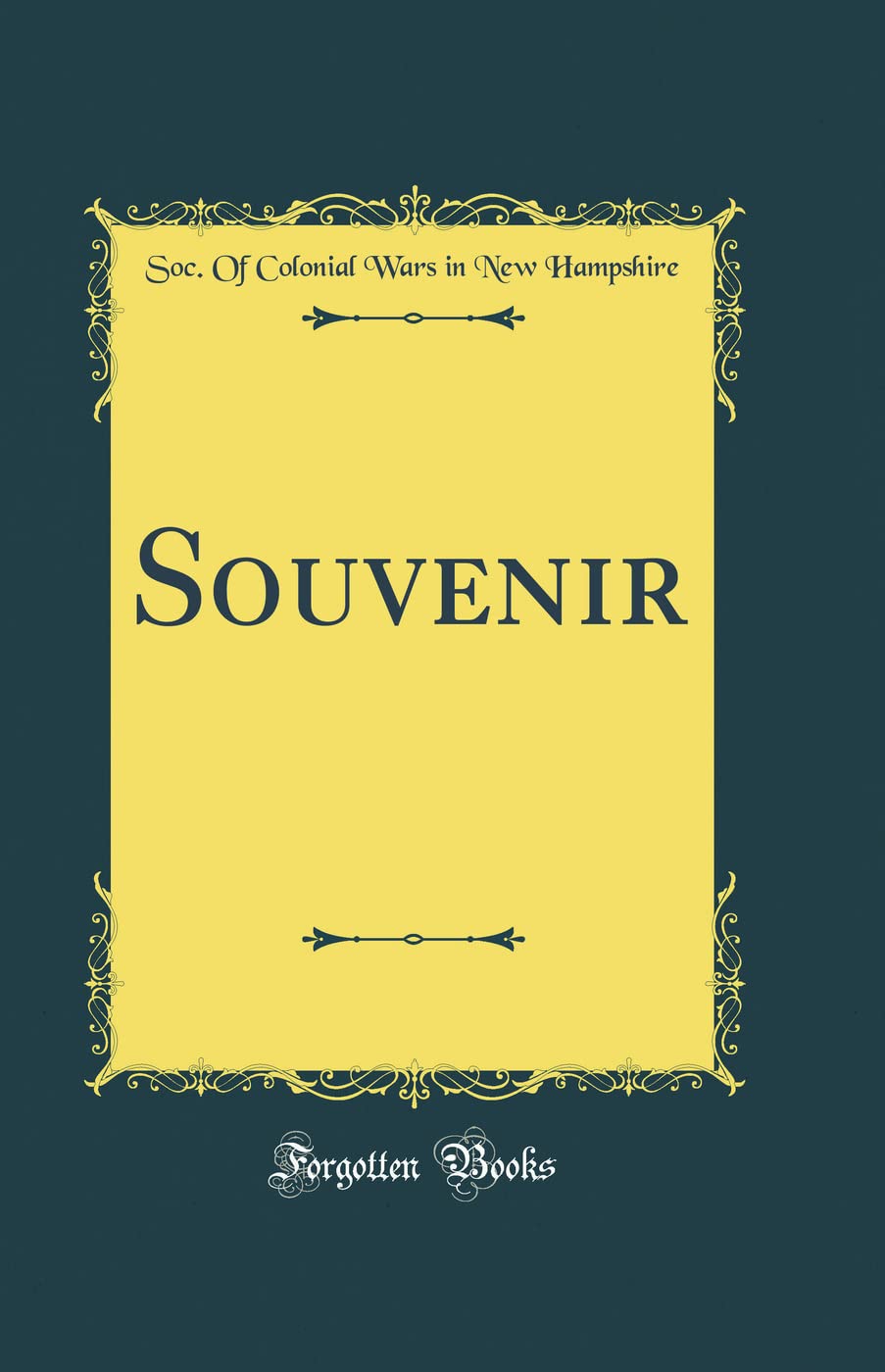 Souvenir (Classic Reprint) Film, Art & Culture