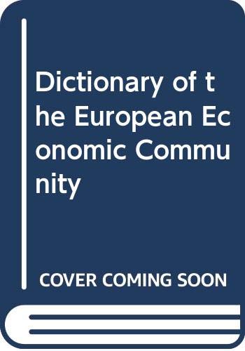 Dictionary of the European Economic Community Books